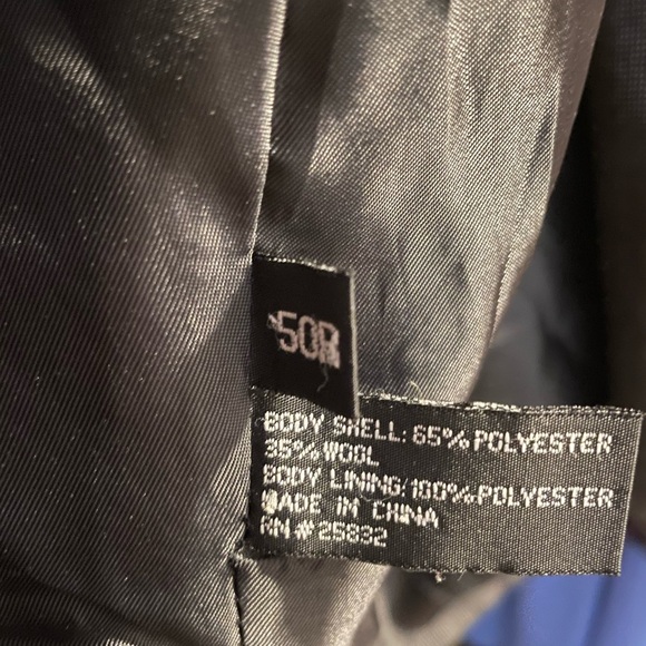 Mens Vintage Circle S Dallas Texas Western Wool Blend Jacket 50R Tweed Blazer - Picture 4 of 5